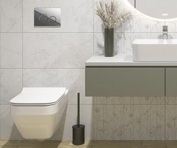 инсталляция и унитаз CERSANIT CREA SQUARE